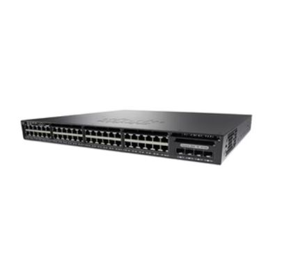 WS-C3650-48FS-S Cisco Catalyst 3650 48 * 10/100/1000 portów Ethernet - Full PoE - 4 x 1G Uplink - przełączanie warstwy 3 - IP Base - zarządzalny