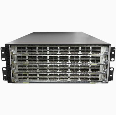 Huawei CloudEngine CE9865U-4C Network Switch z 4 gniazdkami podkart, pojemnością 25,6 Tbit/s i portami 128 x 100GE