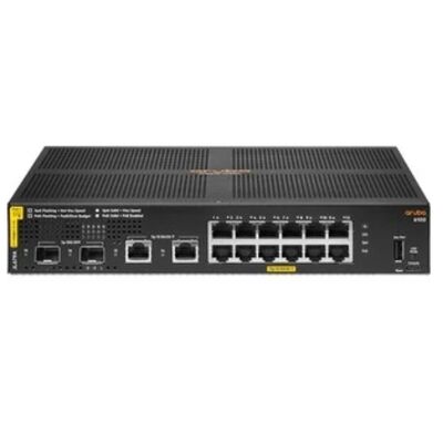 JL679A, przełącznik Aruba 6100, 12xGE PoE/2xSFP+/139W PoE