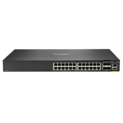 JL725B, przełącznik HPE Aruba 6200F, 24 porty Gigabit/4xSFP+/370 W PoE