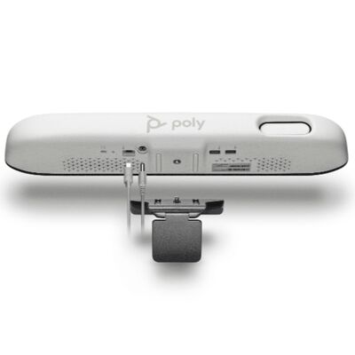 Listwa wideo USB Poly Studio R30 (4K UHD, pole widzenia 120°, 3-mikrofonowy zestaw, DirectorAI, USB-C, Model: 842D2AA)