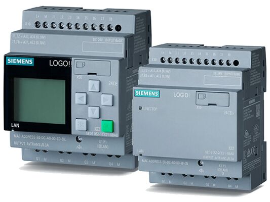 LOGO Siemensa! 8.3 PLC (6ED1052-1MD08-0BA1) Jednostka podstawowa 12/24RCE, 8DI/4DO, Ethernet, wyświetlacz