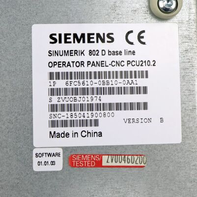 Moduł sterujący CNC Siemens 6FC5610-0BB10-0AA1 SINUMERIK 802D