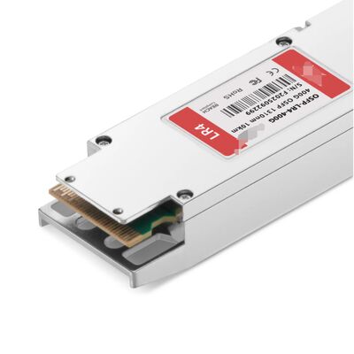 TS-OP-314H-10C/400G OSFP LR4 Fined Top Optical Transceiver o długości fali 1310 nm i transmisji 10 km dla sieci o wysokiej gęstości