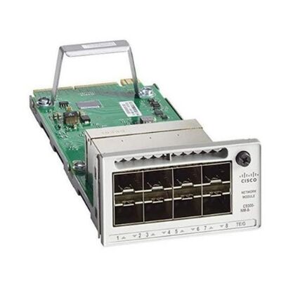 Moduł rozszerzania sieci Cisco C9300X-NM-8Y Catalyst serii 9300 z 8 portami SFP i szybkością transmisji danych 25 Gbps