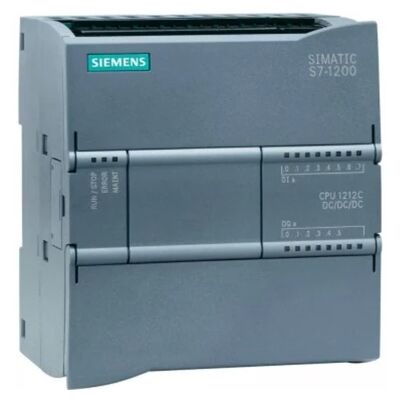 Moduł PLC Siemens 6ES7212-1AE40-0XB0 S7-1200 CPU 1212C z 8 wejściami cyfrowymi, 6 wyjściami tranzystorowymi i komunikacją PROFINET