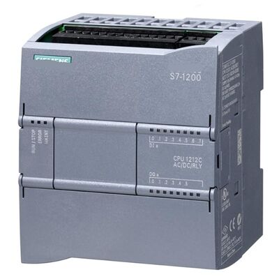 Moduł PLC Siemens 6ES7212-1AE40-0XB0 S7-1200 CPU 1212C z 8 wejściami cyfrowymi, 6 wyjściami tranzystorowymi i komunikacją PROFINET