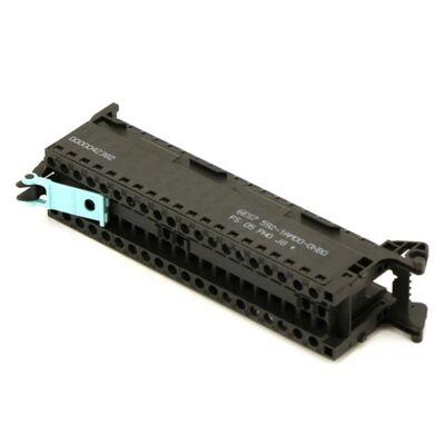 Siemens 6ES7592-1AM00-0XB0 SIMATIC S7-1500 Złącze czołowe ze śrubowym zaciskiem 40-pinowym dla modułu o szerokości 35 mm i 4 mostkami potencjałowymi