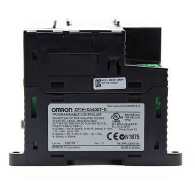 Omron CP1H-XA40DT1-D PLC CPU Unit z 40 I/O analogicznym I/O i 24V prądem stałym dla automatyki przemysłowej