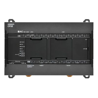 Kompaktowy moduł procesora PLC Omron CP2E‑N40DT1‑D 24 V DC 24DI 16DO PNP Ethernet
