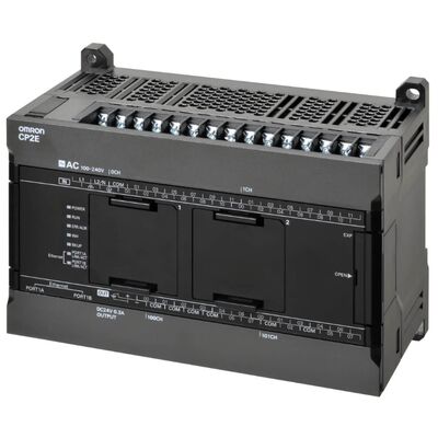 Kompaktowy moduł procesora PLC Omron CP2E‑N40DT1‑D 24 V DC 24DI 16DO PNP Ethernet