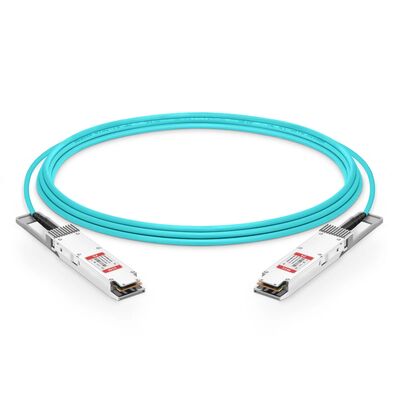 Kabel 800G OSFP/QSFP DD AOC, 850nm, OM3/OM4, 1-50m, z możliwością podłączenia podczas pracy, niski pobór mocy, połączenie między centrum danych