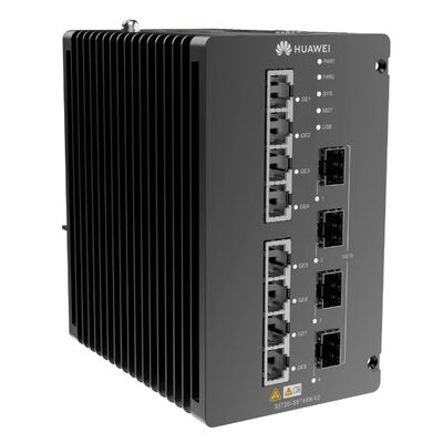Przełącznik przemysłowy warstwy 3 Huawei CloudEngine S5735I-S8T4XN-V2 | Przełącznik Ethernet 8×GE RJ45 + 4×10GE SFP+ zarządzany na szynę DIN