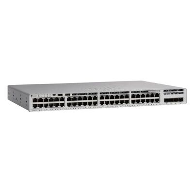 C9200L-48P-4G-A, przełącznik Cisco Catalyst 9200L, porty 48xPoE+/łącze wysyłające 4x1G/zaawansowanie sieciowe.