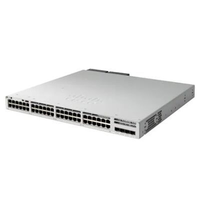 C9200L-48P-4G-A, przełącznik Cisco Catalyst 9200L, porty 48xPoE+/łącze wysyłające 4x1G/zaawansowanie sieciowe.