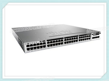 Ethernet Network Switch WS-C3850-48P-L Cisco Catalyst 3850 48 Port PoE LAN Base to nowej generacji układany przełącznik na poziomie przedsiębiorstwa i zintegrowany z 48 portami Ethernet POE + z ulepszalnym L