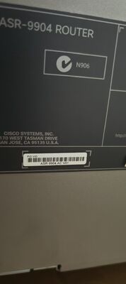 Router Cisco ASR-9904-AC | Podwozie AC serii ASR 9000