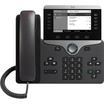 8861 Telefon IP z łącznością sieci Ethernet Zestaw głośnomówiący 3,5-calowy ekran