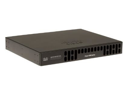 ISR4221-SEC/K9 35Mbps-75Mbps Przejście systemu 2 porty WAN/LAN 1 port SFP Multi-Core CPU 2 NIM SEC Bundle With SEC L
