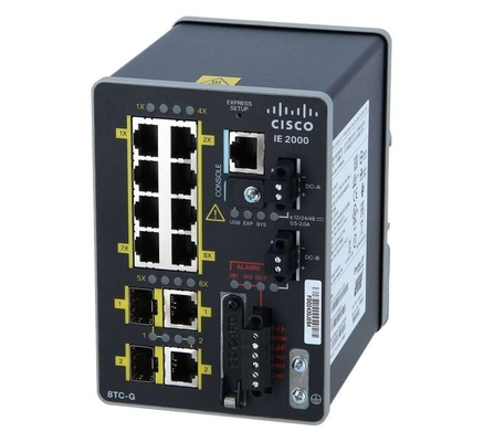 IE-2000-8TC-GB IE-2000-8TC-G-B - Ethernet przemysłowy serii 2000 IE 8 10/100 2 T/SFP Base
