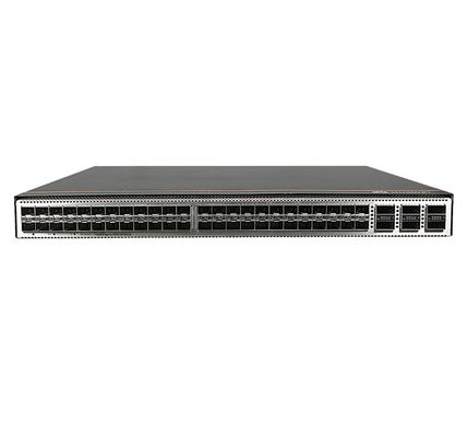 CE6863E-48S6CQ Huawei CloudEngine 6800 48*25G SFP28, 6*100G QSFP28, 2* zasilacz prądu przemiennego, wylot/wylot powietrza z boku portu