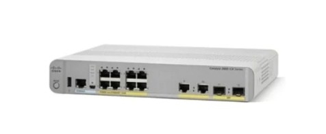 WS-C2960CX-8PC-L 8 Gigabit Ethernet Porty 8 PoE+ Wyjścia 124W PoE Budżet 2 1G SFP i 2 1G Miedziane podłącza