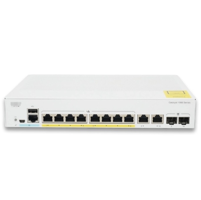C1200-8T-E-2G Cisco Switches 8x 10/100/1000 Porty 2x Gigabit Miedź/SFP Combo Porty