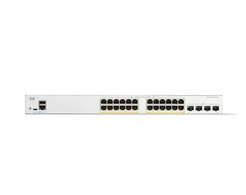 Cisco C1300-24FP-4G - Cisco Switches 24x 10/100/1000 Porty PoE+ z budżetem mocy 370W 4xGigabit SFP