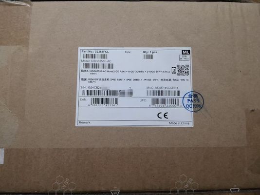 USG6555F-AC  Huawei USG6555F-AC Firewall USG6555F AC Host (2*GE RJ45 + 8*GE COMBO + 2*10GE SFP+, 1 zasilacz AC)
