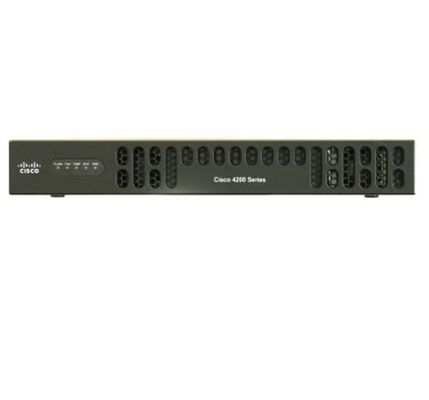 ISR4221/K9 ISR 4221 z 2 wbudowanymi gniazdkami GE, 2 gniazdkami NIM, 1 gniazdkiem ISC, domyślnie 8 GB pamięci flash, domyślnie 4 GB DRAM