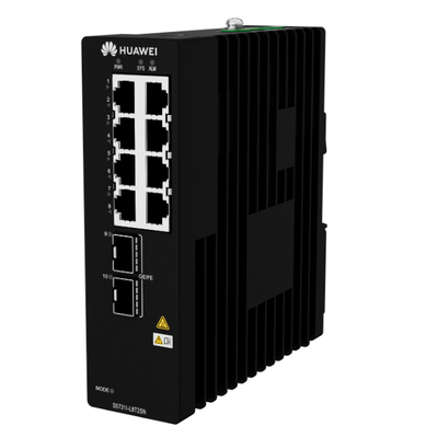 Przemysłowy przełącznik Ethernet Huawei S5731I-L8T2SN | 8-portowy gigabitowy zarządzalny przełącznik na szynę DIN