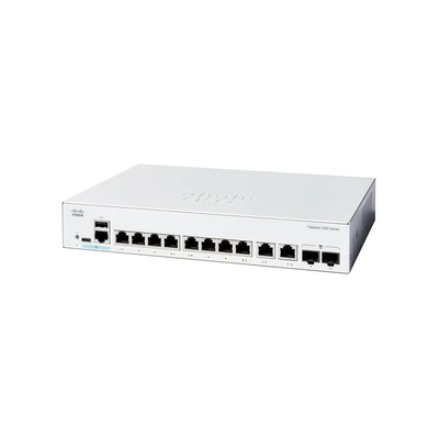 8-portowy przełącznik gigabitowy PoE+ Cisco C1200-8P-E-2G Catalyst 1200