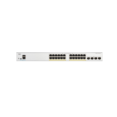 Cisco C1200-24P-4X 24-portowy gigabitowy przełącznik PoE+, łącza nadrzędne 4x 10G SFP+, budżet PoE 195 W