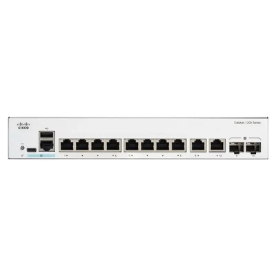 Cisco C1300-8FP-2G Catalyst 1300 8-portowy przełącznik Gigabit PoE+ z 2 łączami nadrzędnymi GE Combo