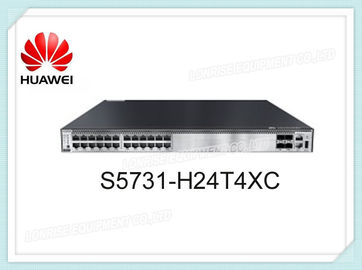 Cloud Engine S5731-H24T4XC Przełącznik Huawei 24 porty 10/100/1000 4 * Porty 10GE SFP + 1 * Gniazdo rozszerzeń bez zasilania