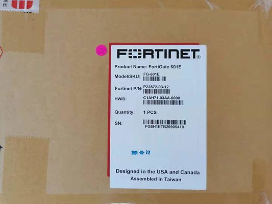 FG-601E Fortinet NGFW serii średniej klasy FortiGate 601E 2 gniazda 10 GE SFP+